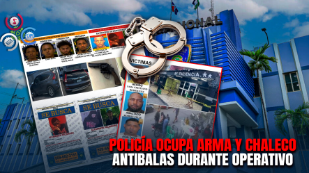 Policía Desmantela Peligrosa Banda De Asaltantes Que Operaba En El Gran Santo Domingo