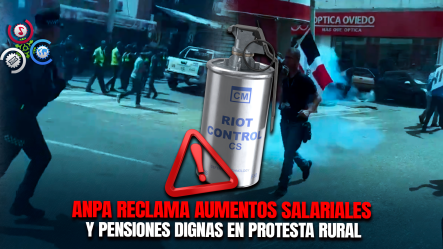 Policía Dispersa Marcha De Productores Agropecuarios Que Se Dirigía Al Palacio Nacional