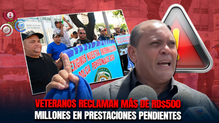 Policías Pensionados Denuncian Represión Durante Protesta Frente Al Ministerio De Hacienda