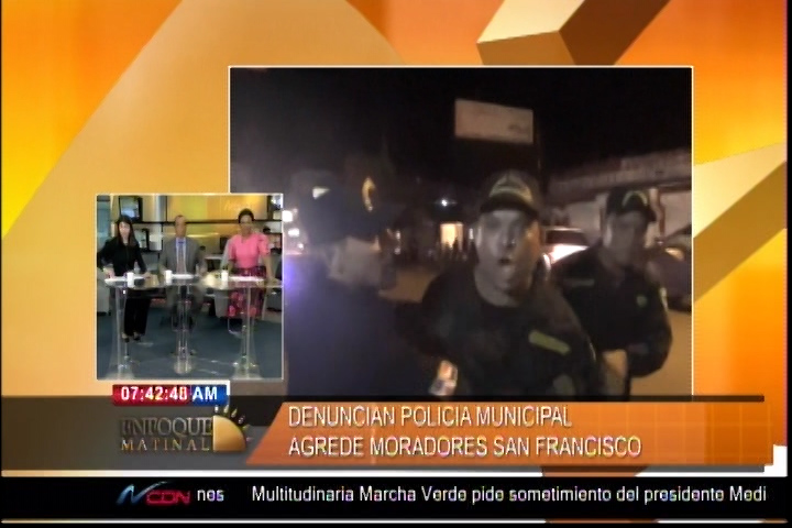 Policías Municipales Agreden A Corresponsal Maximo Peralta