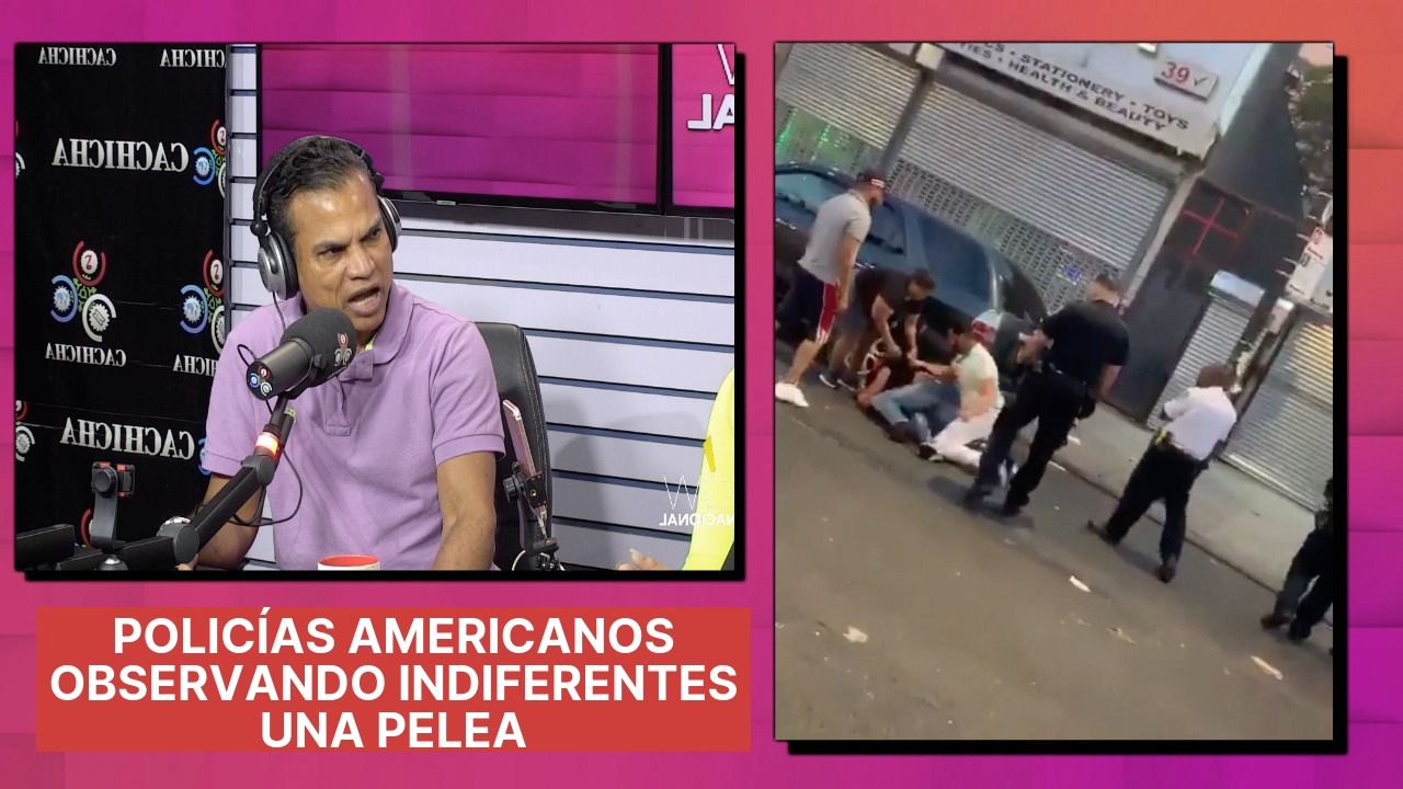 El Internacional Mamola Comenta De Un Video Donde Policías Americanos Observando Una Pelea