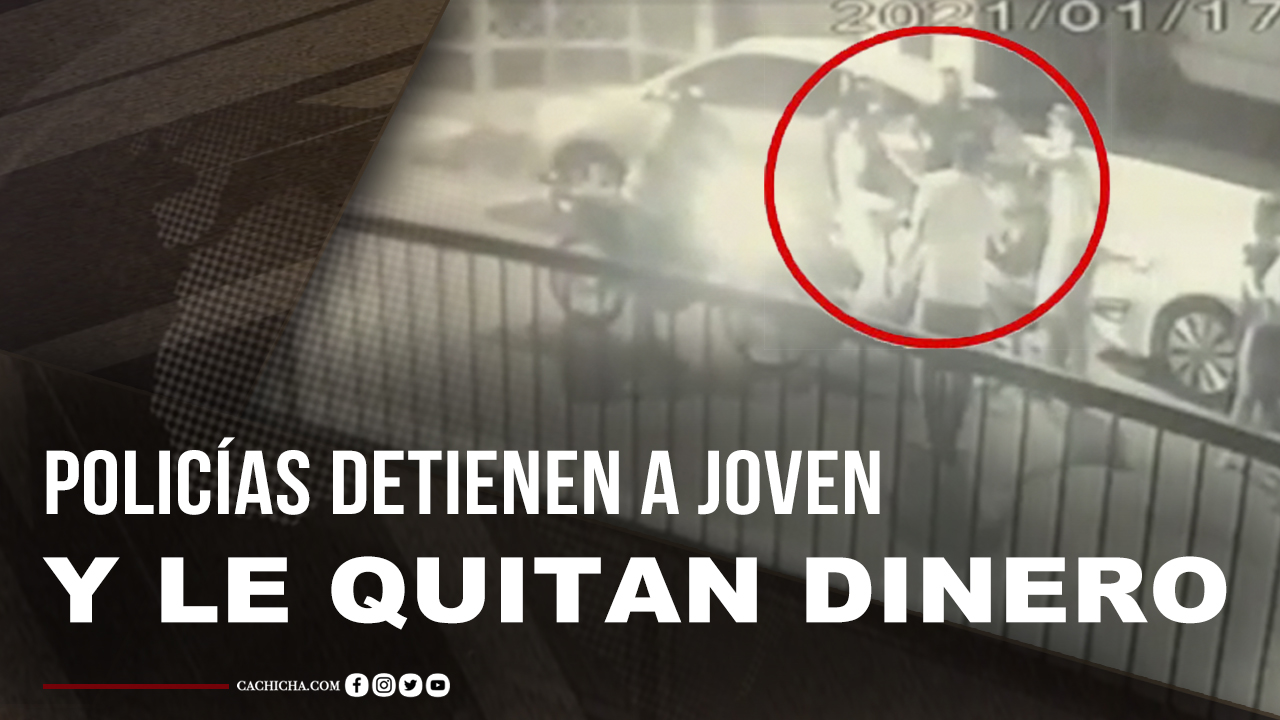 Policías Detienen A Joven Que Cargaba Maletas A Su Carro Y Le Quitan Dinero