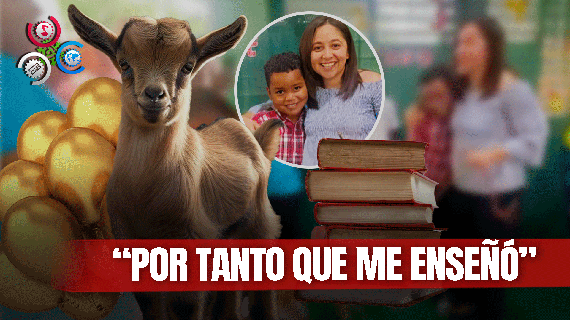 Estudiante Regala Chivo Como Agradecimiento A Su Maestra En Monte Cristi