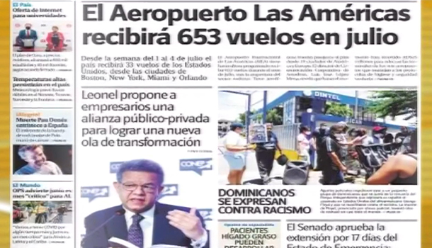 Las Principales Portadas De Los Periódicos En El Día De Hoy 10 De Junio Del Año 2020