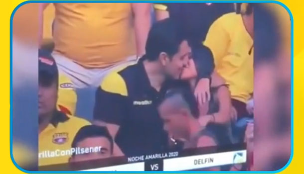 ¿Qué Harías Si Quedas Captado En Cámara Siendo Infiel En Un Partido De Béisbol?