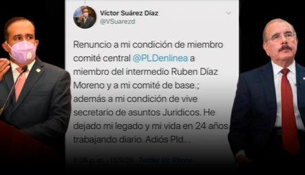 Víctor Suárez Díaz Renuncia Del PLD Alegando Que Danilo Medina Es “un Dictador”
