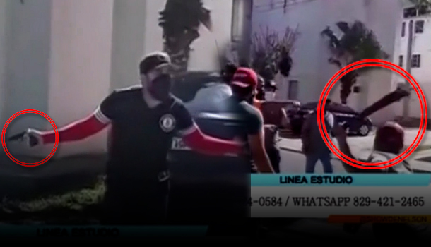 Tremendo “Rebú” Con Pistola Y Machete En La Villa Olímpica Por Invasión De Terrenos