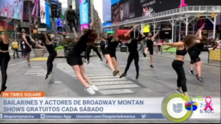 Bailarines Y Actores De Broadway Montan Shows Gratuitos Cada Sábado