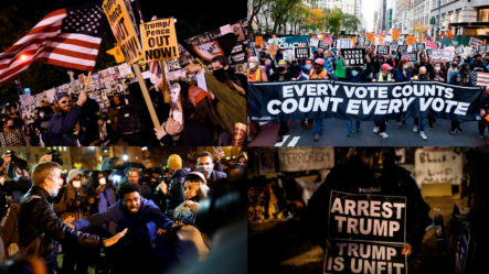 Se Registran Protestas Violentas En Diferentes Ciudades De Los Estados Unidos Por Elecciones