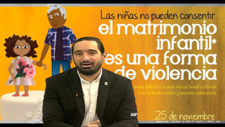 Horacio Rodríguez Conversa Sobre El Proyecto De Ley Que Promueve La Eliminación Del Matrimonio Infantil