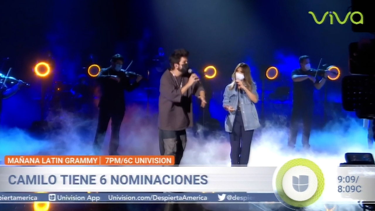 Los Últimos Detalles De Los Preparativos Para La Gran Presentación De Los Latin Grammy