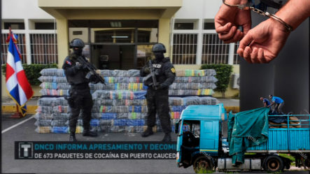 Esconden 673 Paquetes De Cocaína En Una Carga De Cacao, DNCD Decomisa Y Realiza Apresamientos
