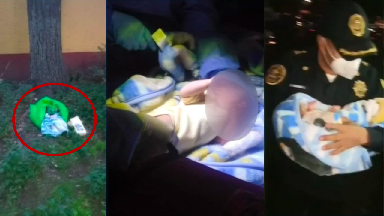 Rescatan Bebe Recién Nacida Que Fue Abandonada Por Su Madre En Un Parque