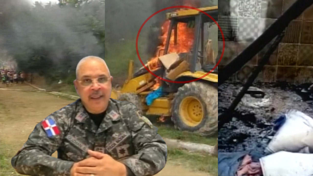 Comunidad Incendia Maquinaria De Hombre Que Le Quito La Vida A Otro En Discusión Por Alto Volumen De Música