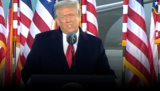 Despedida De Donald Trump Y Su Esposa De La Casa Blanca, Horas Antes De La Juramentación De Biden