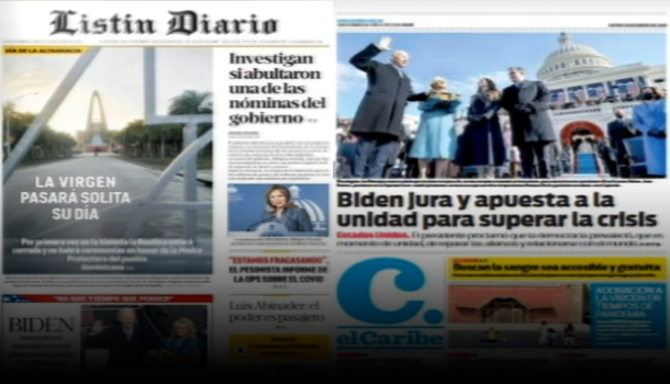 Las Principales Portadas De Los Periódicos En El Día De Hoy 21 De Enero Del 2021