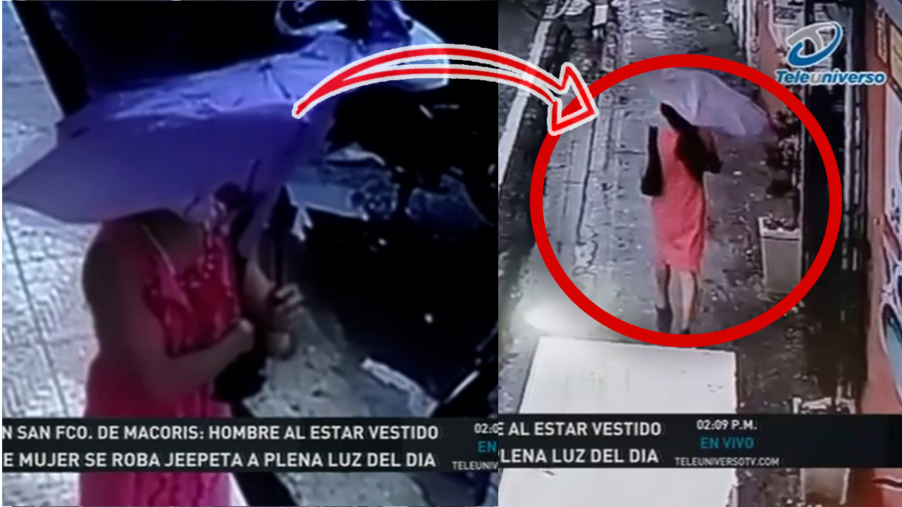 Hombre Se Viste De Mujer Para Robarse Una Jeepeta ¡Y De Qué Manera!