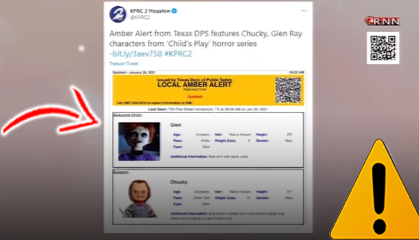 Departamento De Seguridad De Texas Emite Alerta De Emergencia Por Aparición De Chuky El Muñeco Diabólico