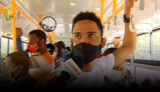 Usuarios Del Transporte Público De La Av. Núñez De Cáceres Están Satisfechos Con Los Autobuses