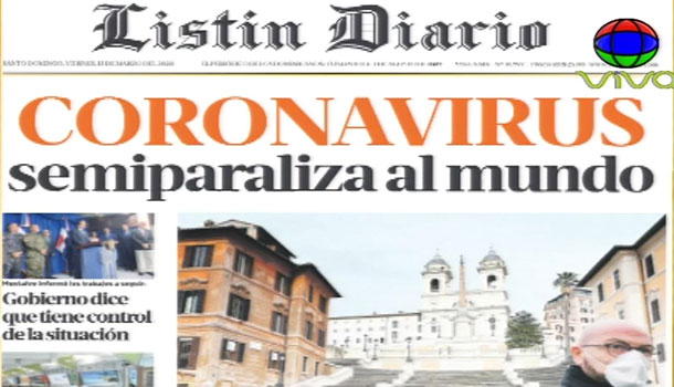 Las Principales Informaciones En Las Portadas De Los Periódicos En El Día De Hoy 13 De Marzo Del 2020
