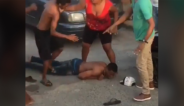 Se Arma “Tremendo Rebu” A Trompa Y Botellazos En Un Barrio Del Distrito Nacional