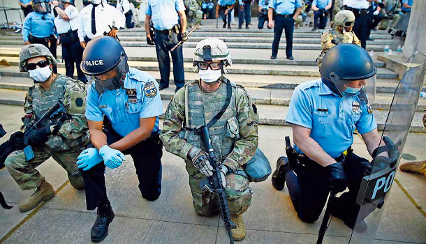 Crece la Solidarización De Los Policías En EE.UU. En Apoyo A La Protesta Por George Floyd