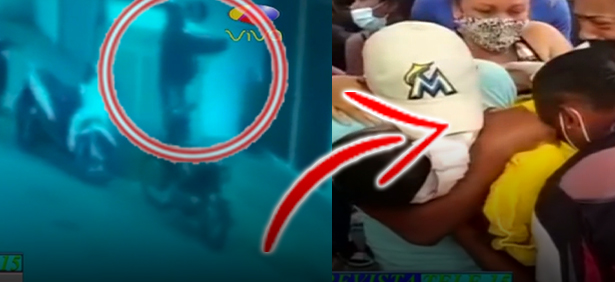 Momento En Que Desconocidos Matan A Dos Hombres Y A Niño De Dos Años En Una Peluquería En SFM