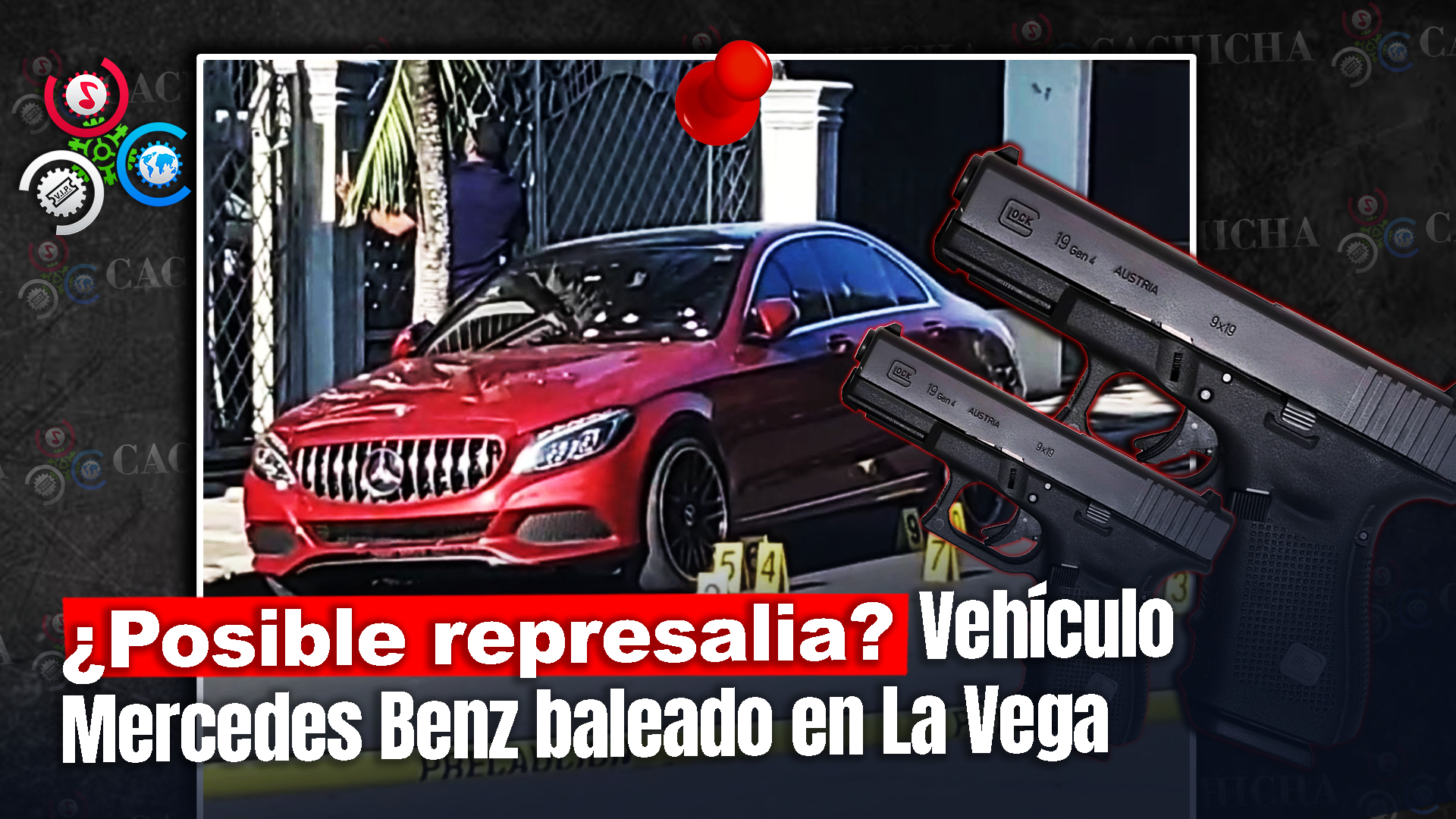 Vehículo Mercedes Benz Recibe Al Menos 12 Impactos De Bala En La Vega
