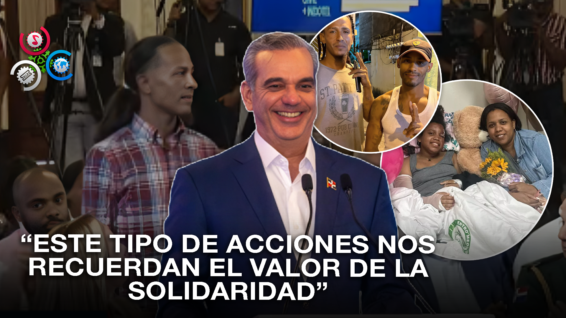 Presidente Abinader Reconoce A Héroes Que Rescataron A La Niña Sheilyn Vizcaíno En San Cristóbal