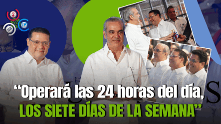 Presidente Abinader Y Eduardo Sanz Lovatón Inauguran En El AILA Nueva Terminal Courier