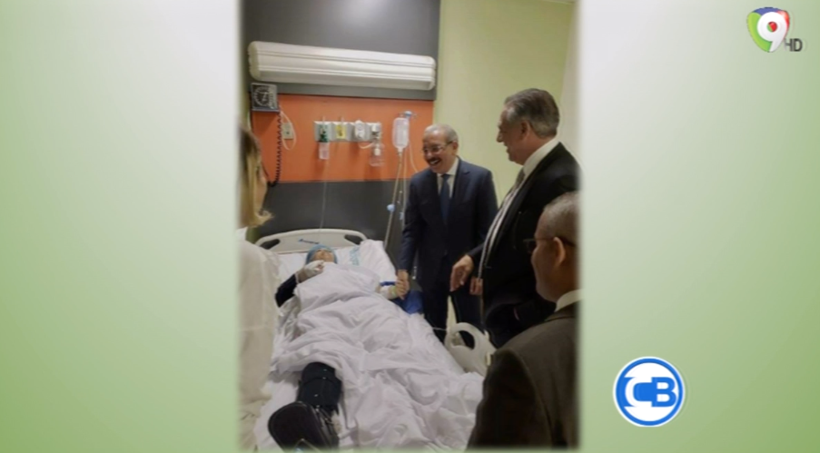 Presidente Medina Visita A Diputada Karen Ricardo Tras Intervención Quirúrgica