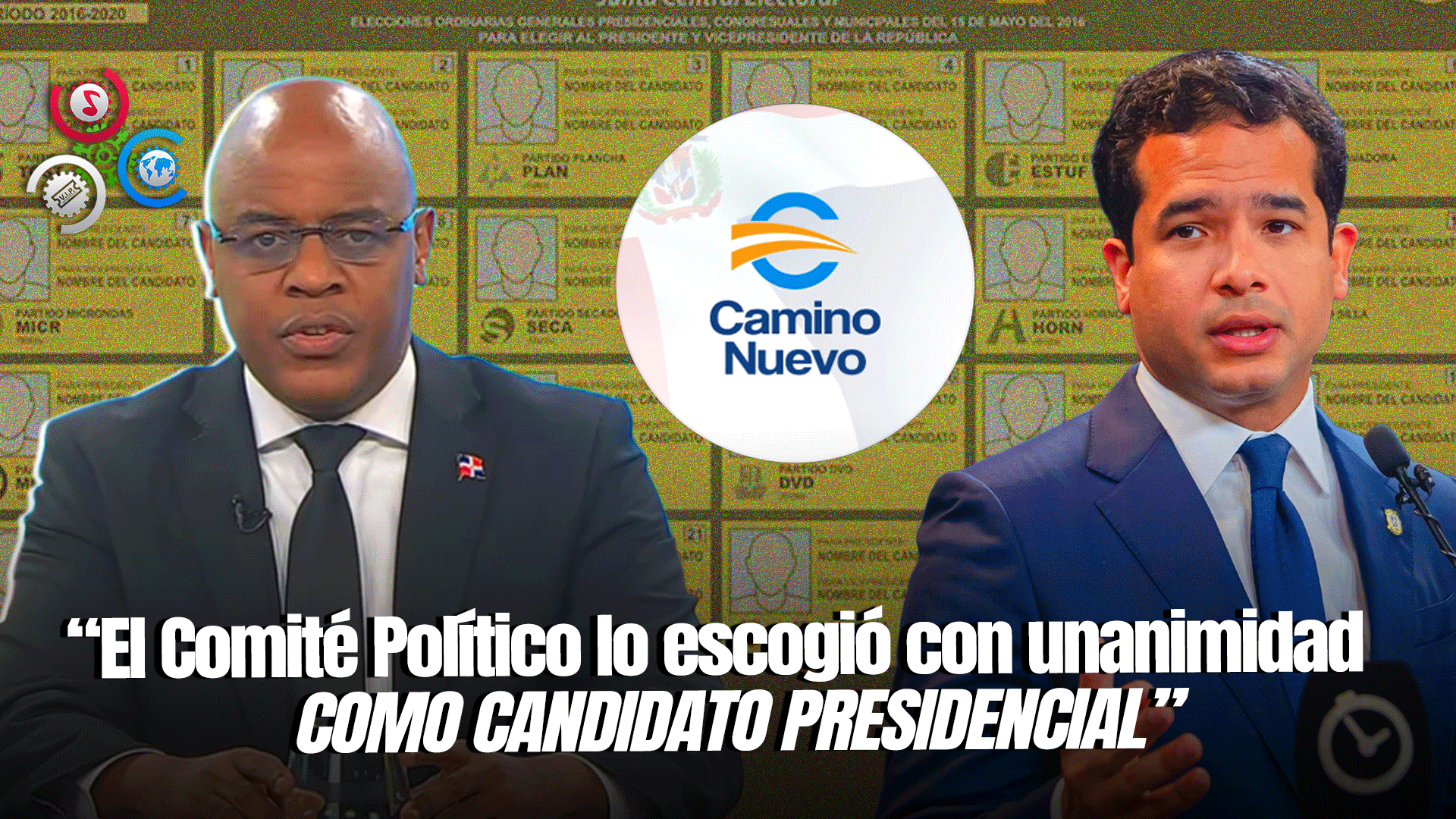 Presidente De Camino Nuevo Reitera Que Senador Omar Fernández Es El Candidato Presidencial De Su Partido
