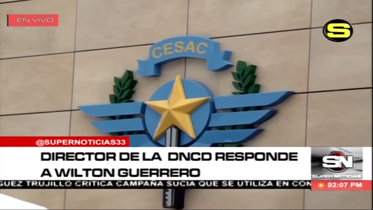 Director De La DNCD Responde A Wilton Guerrero