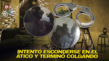 Presunto Ladrón Intenta Burlar A Las Autoridades Y Termina Colgando Del Techo En Florida