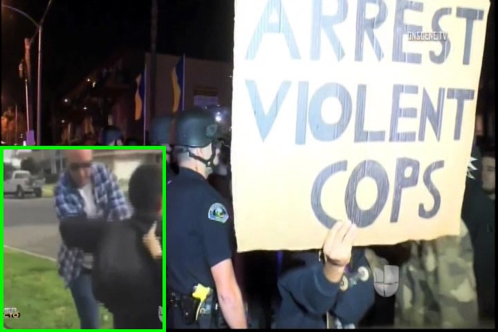 Se Caldearon Los Ánimos En California Cuando Salieron A La Luz Las Imágenes De Un Altercado Entre Un Policía Y Un Joven Latino