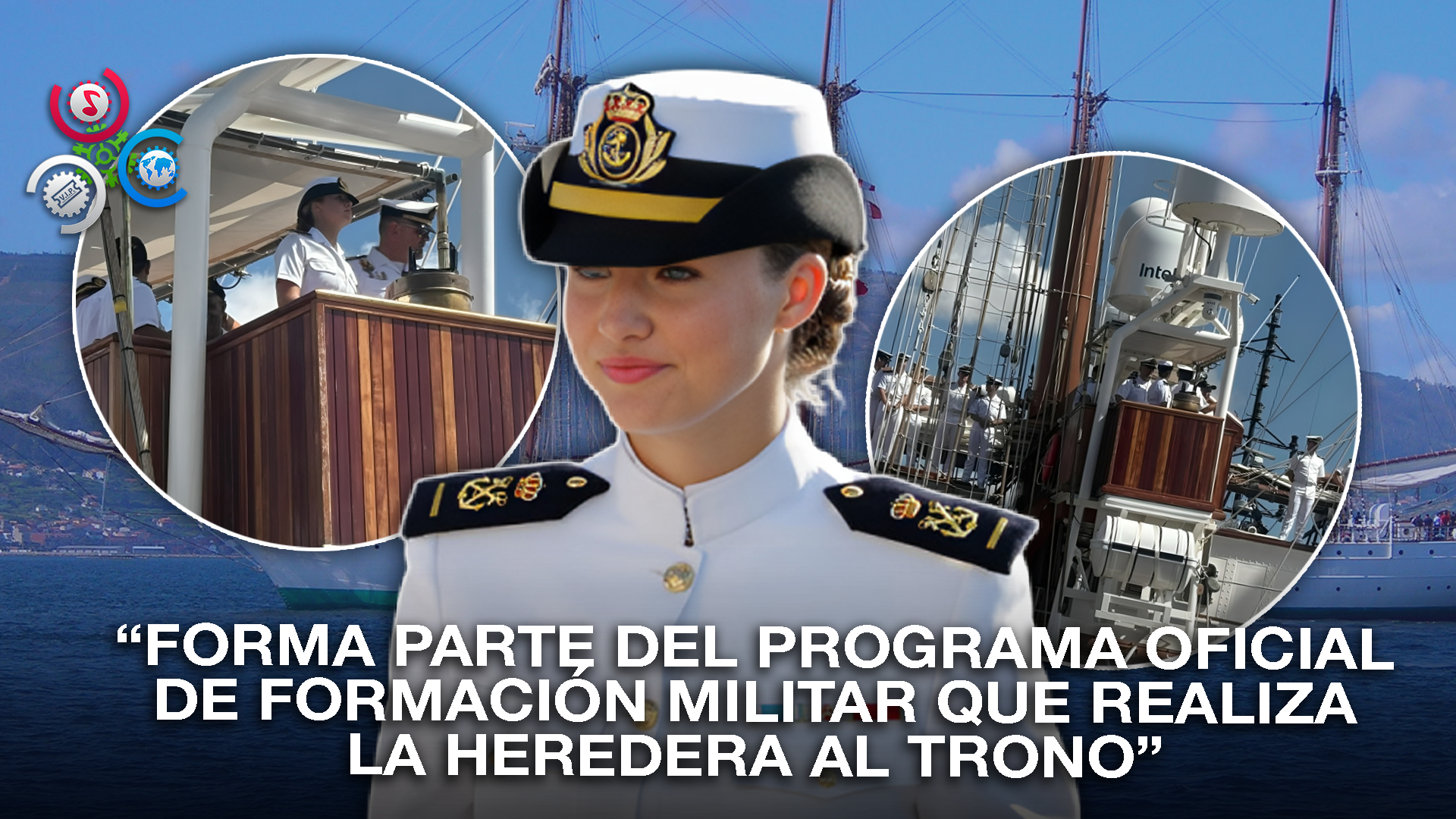 Princesa Leonor Llega A RD A Bordo Del Buque Juan Sebastián De Elcano