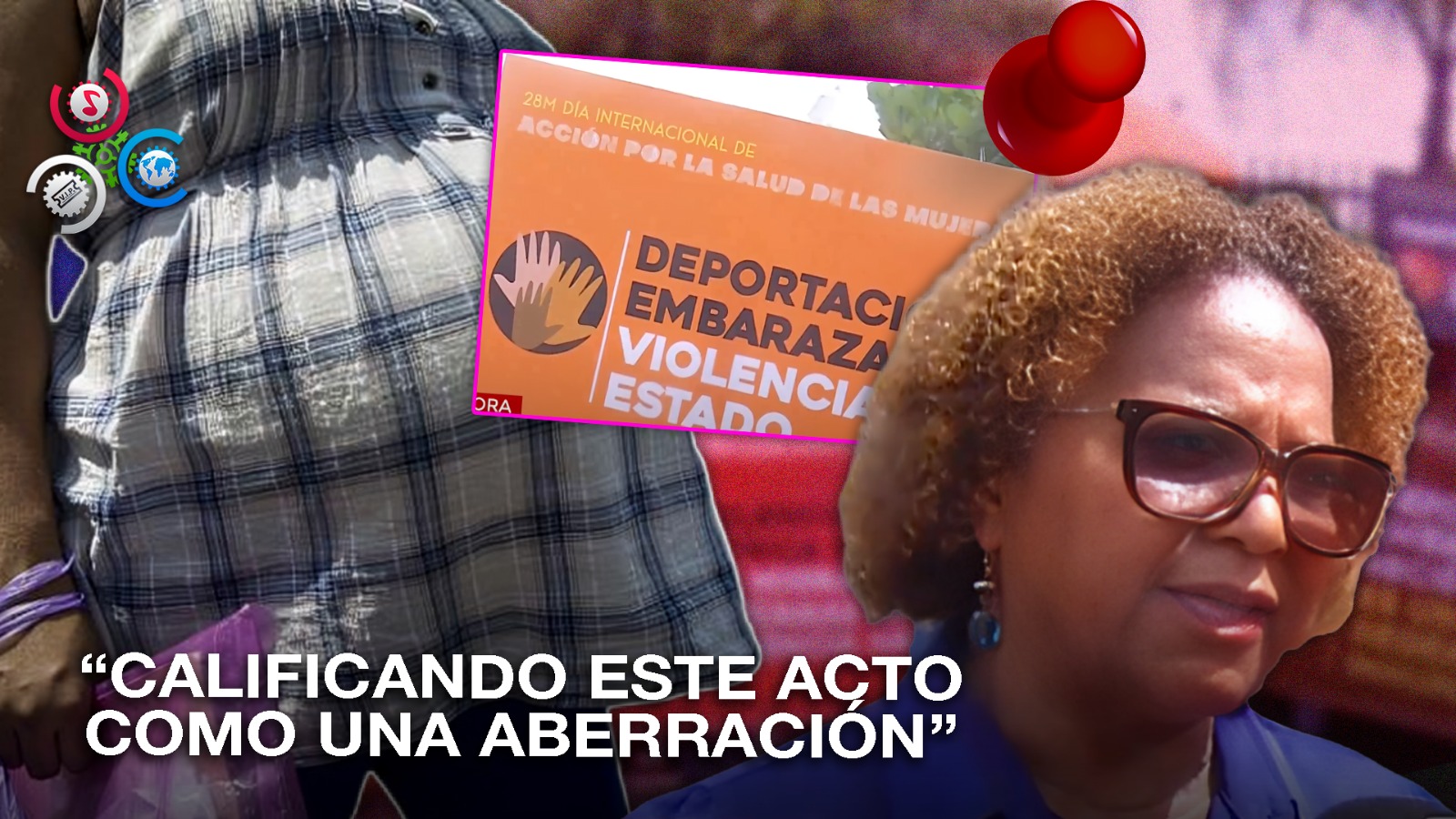 Protesta Feminista Contra Deportación De Mujeres Haitianas Embarazadas Y Parturientas