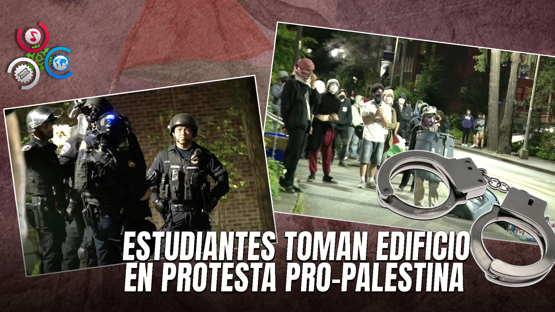 Protesta Por Gaza En La Universidad De Washington Termina Con Más De 30 Arrestos