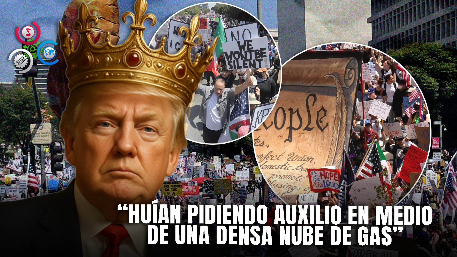 Protesta ‘No Kings’ En LA Termina Con Enfrentamientos, Heridos Y Arrestos