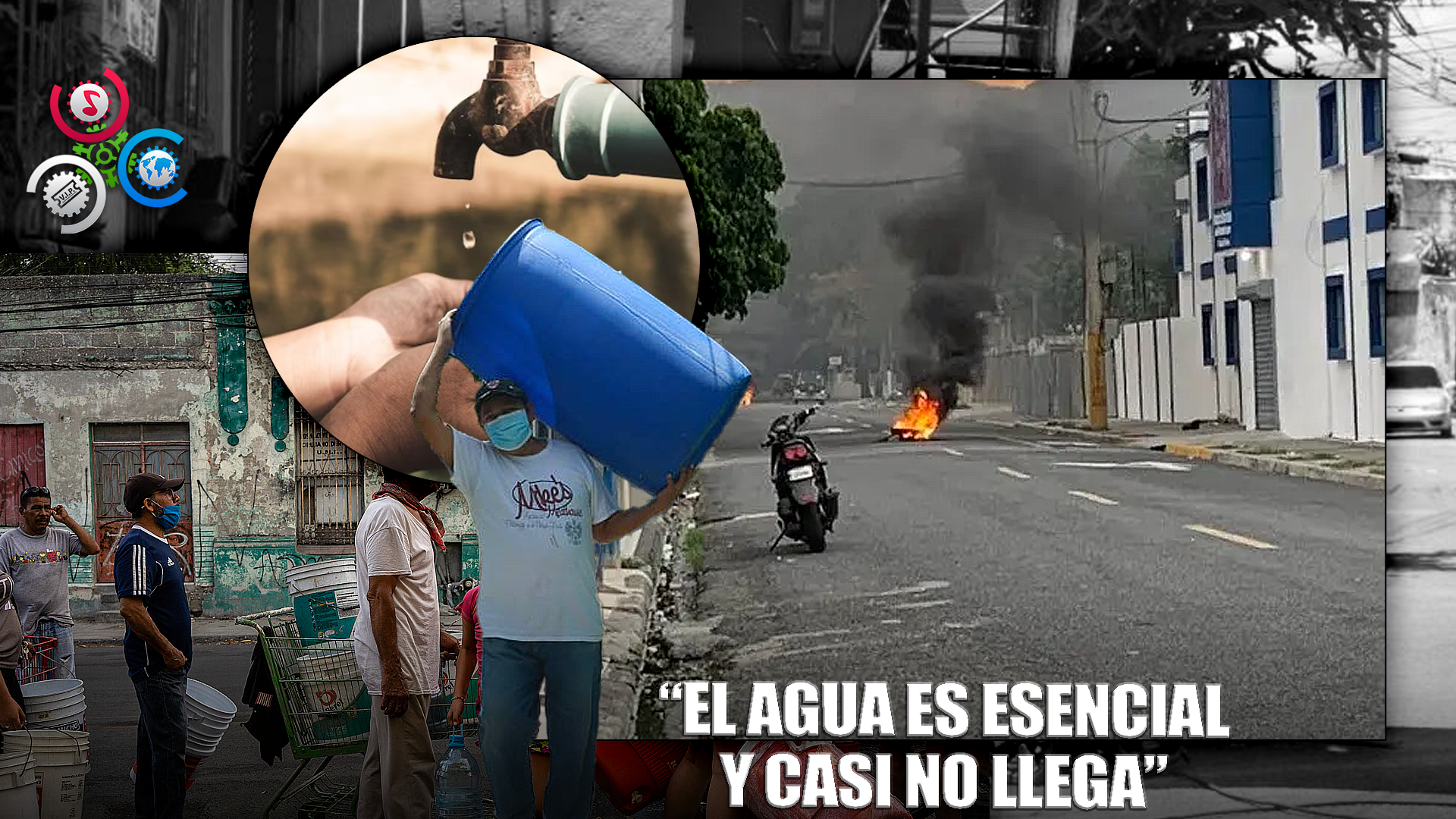 Protestan Por Falta De Agua En El Sector 30 De Mayo