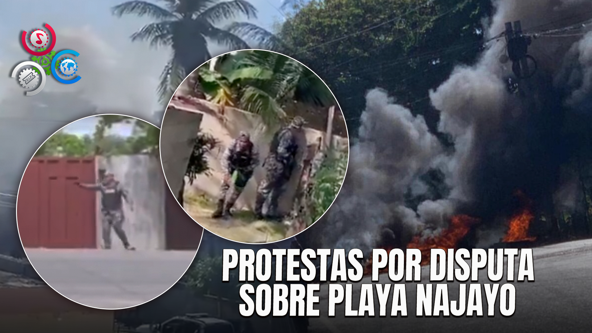 Enfrentamientos Por Supuesta Privatización De Playa Najayo En San Cristóbal