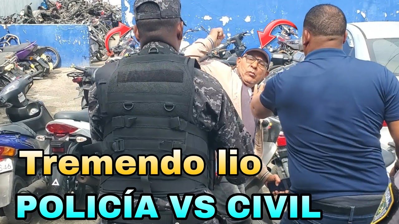 Abusadores Yo Soy Un Hombre Serio | Tremendo Lío, Policía Vs Civil
