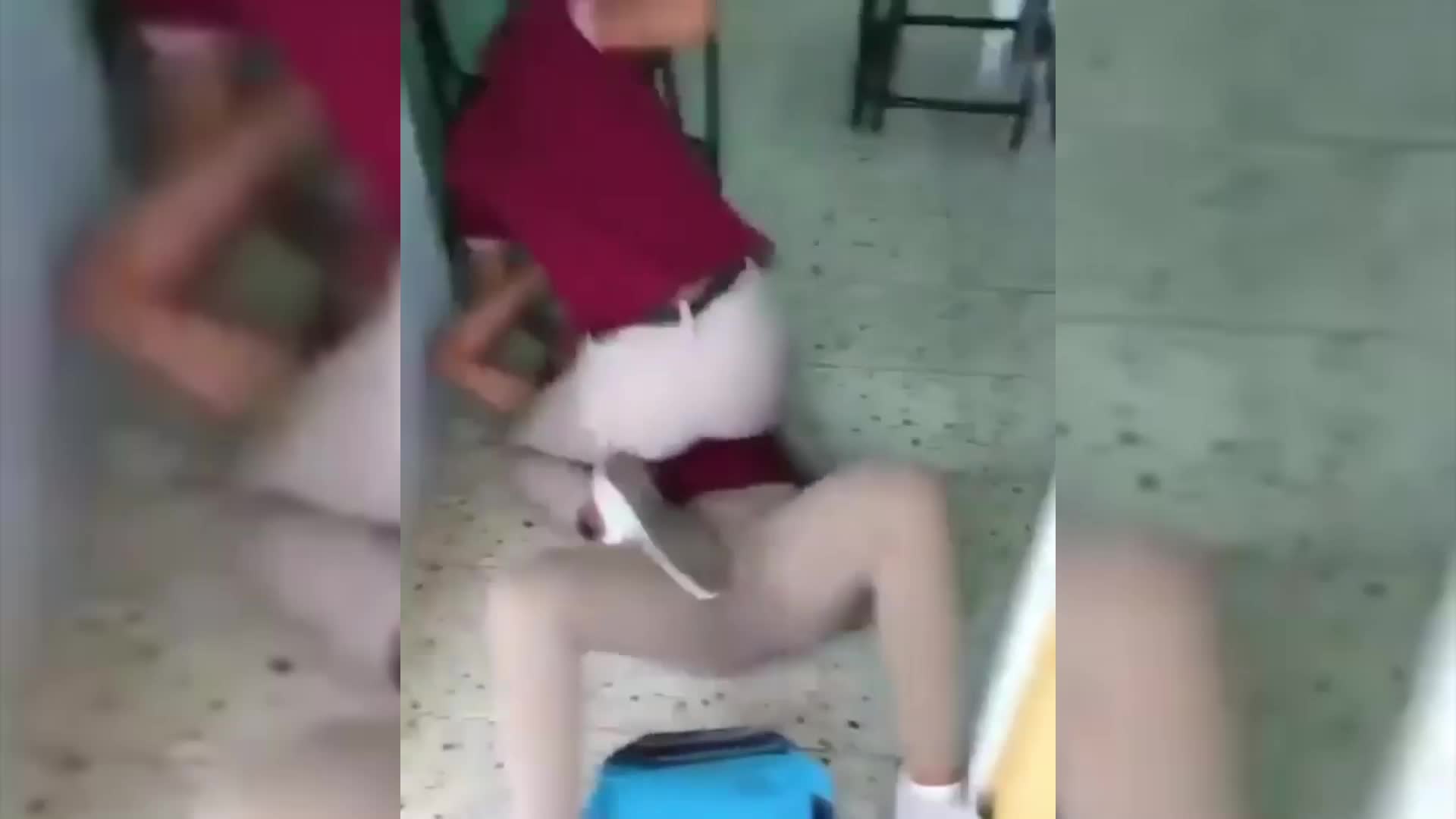 ¿Qué Está Pasando En Las Escuelas?, Estudiantes Del Liceo Ángel María Hernández En Nagua Convirtieron La Escuela En Un Ring De Boxeo