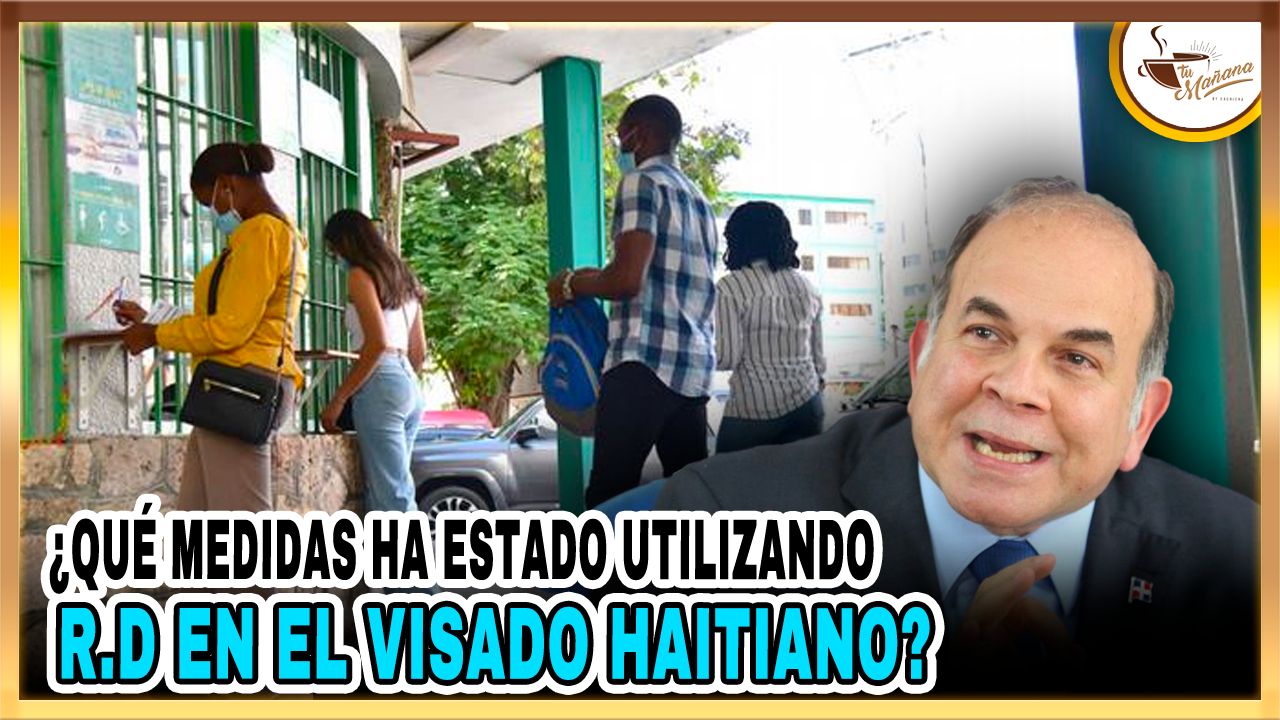 Pelegrin Castillo – ¿Qué Medidas Ha Estado Utilizando R.D En El Visado Haitiano | Tu Mañana By Cachicha