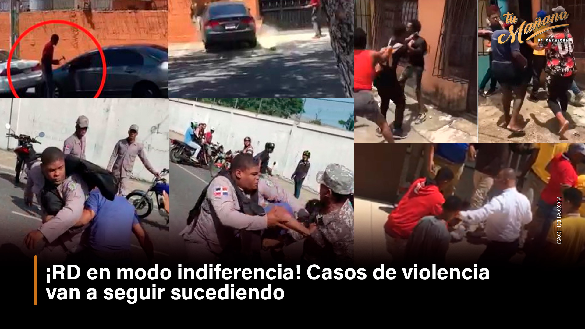 ¡RD En Modo Indiferencia! Casos De Violencia Van A Seguir Sucediendo