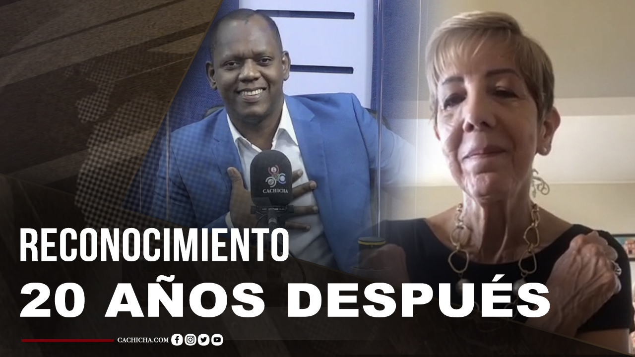 El Reconocimiento 20 Años Después A Ginette Bournigal