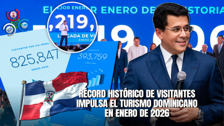 David Collado: Más De 1.2 Millones De Turistas Visitaron La República Dominicana En Enero 2026