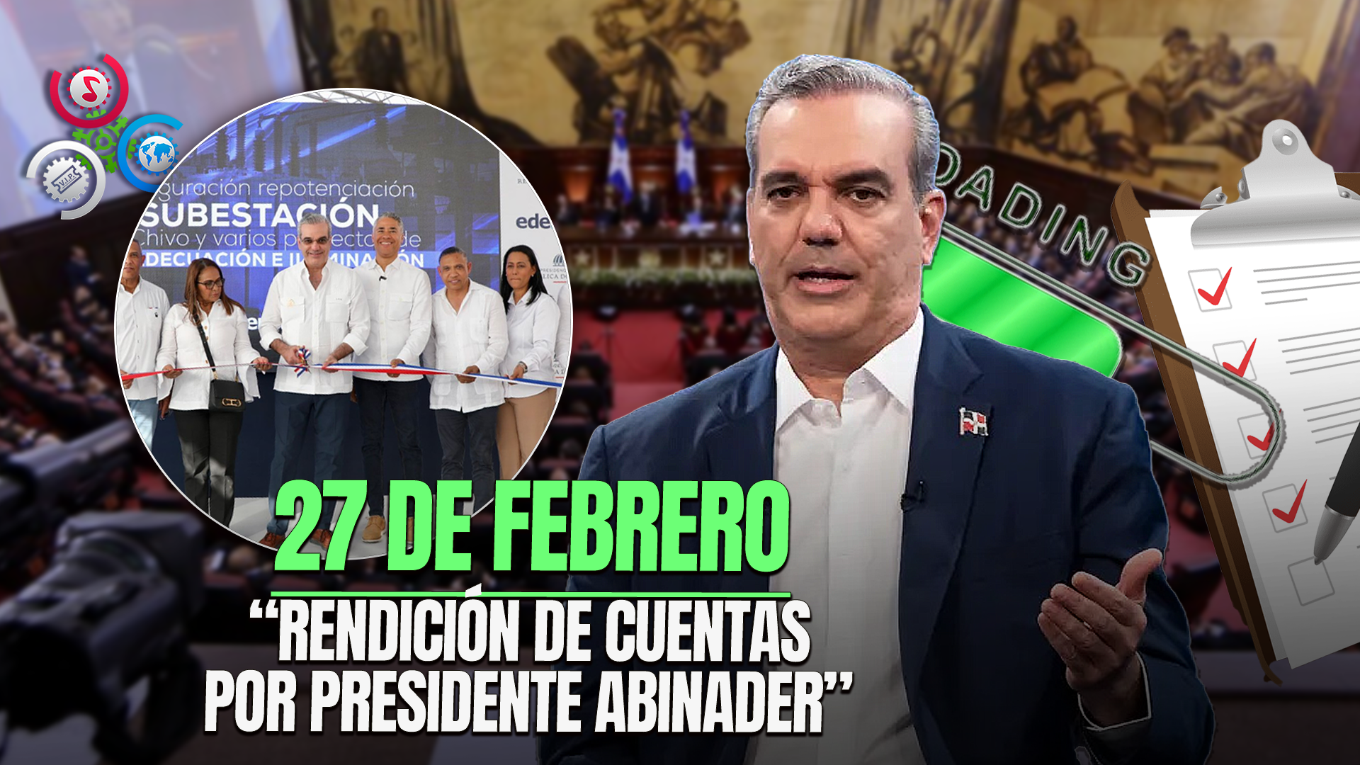 Presidente Abinader Rendirá Cuentas Al Congreso El 27 De Febrero Sobre Obras Pendientes