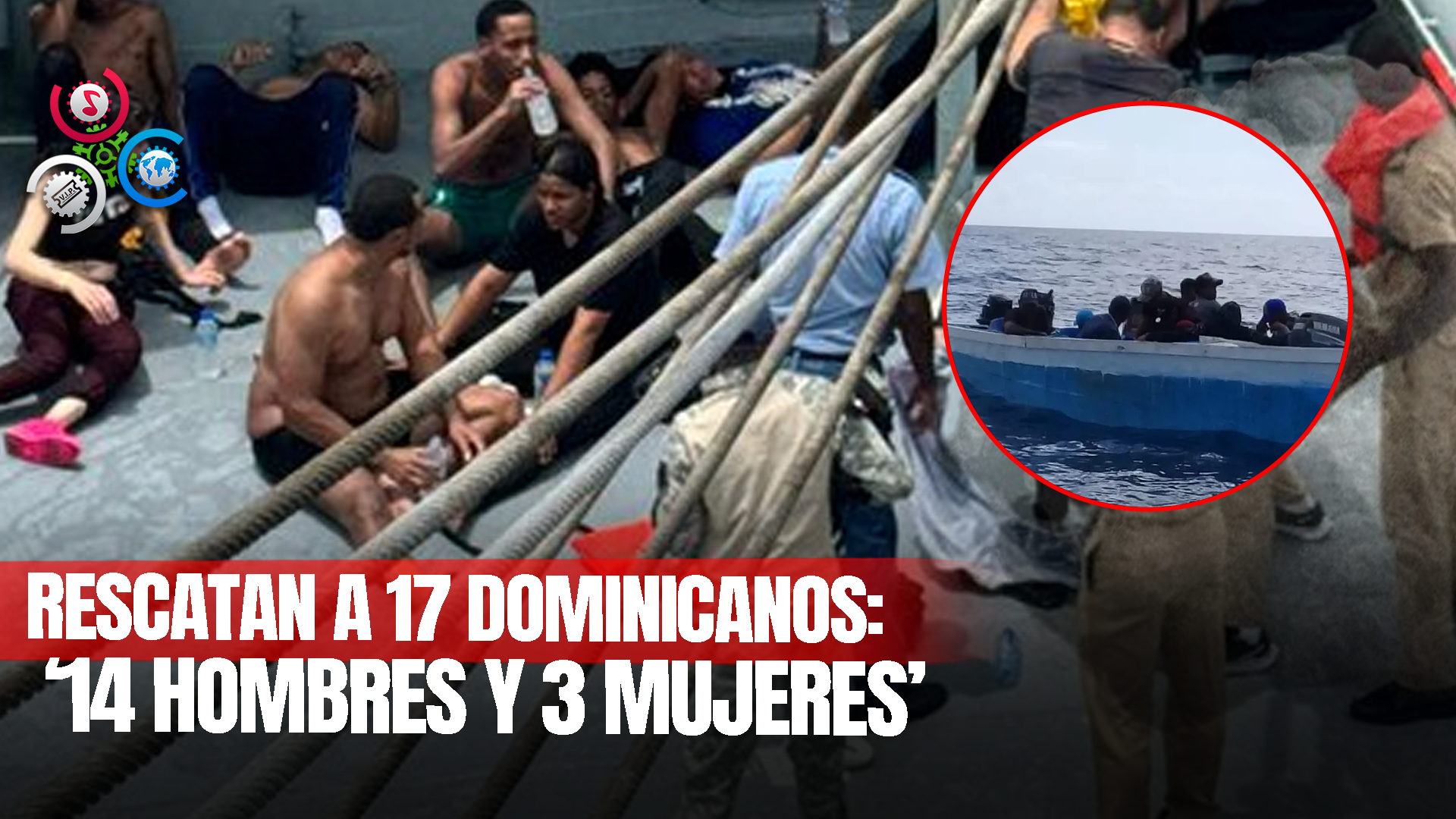 Rescatan 17 Dominicanos Tras Naufragar Su embarcación Con Destino A Puerto Rico