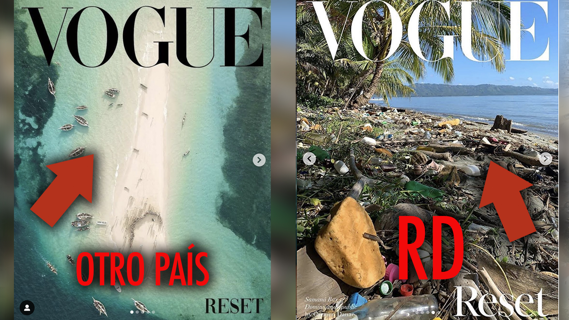 La Estocada Sucia De La Revista VOGUE En Mostrar Una Playa Llena De Basura En Samaná